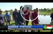 Ronaldo i jego odpowiedź na pytanie dziennikarza.