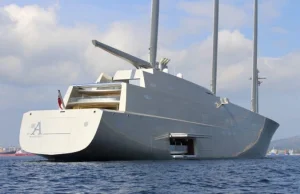 Największy jacht żaglowy świata zatrzymany w Gibraltarze