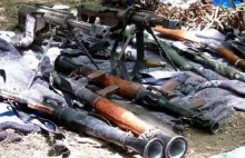 Broń skonfiskowana meksykańskim kartelom narkotykowym