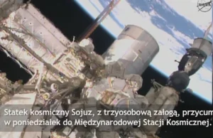 Sojuz zadokował do ISS. Na pokładzie pierwsza Włoszka.