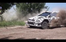 Mikellsen/Anders Jaeger test before rally Poland 2016/ VW POLO R WRC 2017