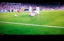 Arturo Vidal brutalnie sfaulowany w meczu z Realem Madryt