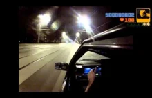 Drift volvo 740 w Moskwie i ucieczka przed policją.