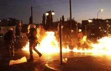 Starcia w Atenach, policja użyła gazu