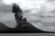 Krakatau, 1883 - wybuch, który zabił 36000 ludzi i słyszalny był z 5000km.