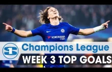 CHAMPIONS LEAGUE 17/18 ● WEEK 3 TOP 10 GOALS ● HD 1080p ● UCL GROUP STAGE