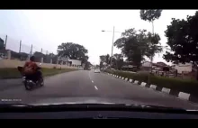 Wściekły motocyklista