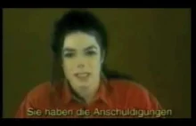 Michael Jackson odpowiada na zarzuty o molestowanie