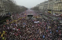 Paryż: Nawet 1,5 mln osób demonstrowało przeciw tzw. małżeństwom...