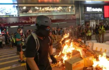 Hongkong. Policja użyła wobec demonstrantów gazu łzawiącego i gumowych kul