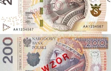 Nowe banknoty 200 zł