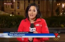 Iris Delgado, reporterka, została zaatakowana przez zbiegłe z zoo zwierzę