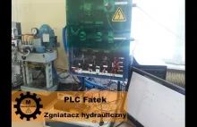 PLC Fatek - zgniatacz hydrauliczny - zajęcia praktyczne mechatronika ZSM