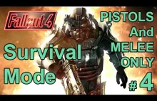 FALLOUT 4 (Survival Mode) PISTOLS AND MELEE ONLY! Part 4 – Preston And D...