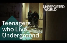 Ukrainska młodzież by przeżyć żyją pod ziemią