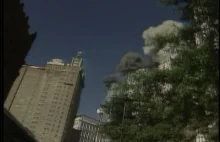 Uderzenie pierwszego samolotu w WTC widziane przez ekipę reporterską