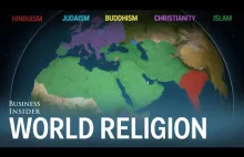 Animated map shows how religion spread around the world