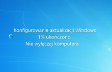 Fałszywe okna Windows Update.