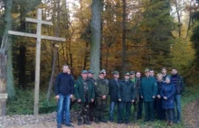 Pod Grodnem białoruscy leśnicy upamiętnili powstańców styczniowych