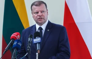 Deklaracja premiera Litwy. „Mój rząd nigdy nie poprze sankcji wobec Polski”