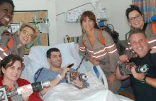 ‘Ghostbusters’ Ladies in Costume Visit a Boston Hospital