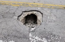 Dziura w jezdni okazała się tunelem prowadzącym do banku na Florydzie