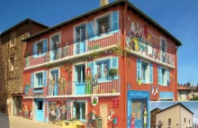 Niesamowite realistyczne murale ożywiające nudne fasady budynków we Francji