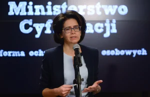 Streżyńska: Temat likwidacji Ministerstwa Cyfryzacji traktuję jako fake news
