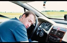 Spanie za kierownica