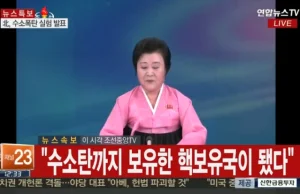 Korea Północna przeprowadziła test bomby wodorowej. Wywołał on w regionie...