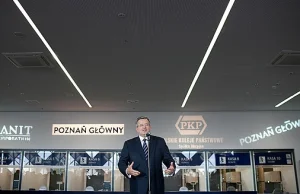 Uroczyste otwarcie dworca kolejowego Poznań Główny.