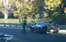 McLaren P1 rozbity w USA dzień po zakupie.