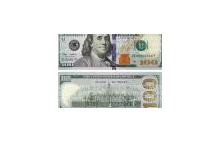 Nowy wygląd banknotu studolarowego (100$)