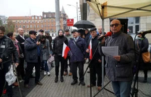 Protest przedsiębiorców w Poznaniu przeciwko obietnicom socjalnym