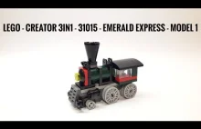 Lego - CREATOR 3IN1 - 31015 - Emerald Express - Model 1