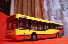 Jelcz M121M #2186 - kartonowy model lubelskiego autobusu