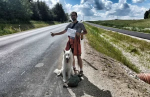 Autostop z psem. 1500 km przez Litwę i Łotwę do Estonii.