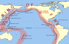 Sejsmolodzy obawiają się trzęsienia ziemi w Pacyficznym Pierścieniu Ognia