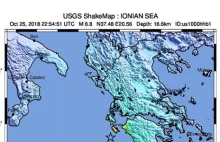 Silne trzęsienie u wybrzeży Grecji. Ogłoszono ostrzeżenie przed falami tsunami.