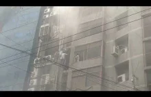 Dramatyczna akcja ratunkowa podczas pożaru