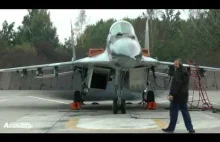 MiG-29 na hamowni - 22 Baza Lotnictwa Taktycznego - Malbork