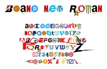 Czcionka „Brand New Roman” składa się wyłącznie z marek