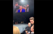 Michael Buble pod wrażeniem polskiej fanki, którą przypadkowo wyłowił z tłumu