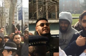 Pokojowa manifestacja Britain First brutalnie zaatakowana przez tłum muzułmanów