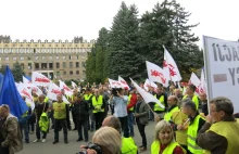Protest hutników w Krakowie. "7 tys. osób do zwolnienia"