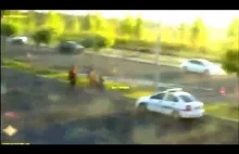 Dwa wielkie wybuchy ,nagranie z kamery miejskiej w ulung tv