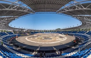 Stadion żużlowy Orła Łódź w budowie, choć ma być gotowy na niedzielny mecz