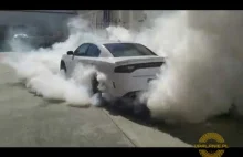 Hellcat 1000HP Masssive SLOWMO BURNOUT