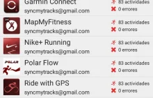 SyncMyTracks - aplikacja do synchronizacji ćwiczeń