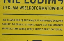 Kontrowersyjna reklama Teatru Nowego w Poznaniu